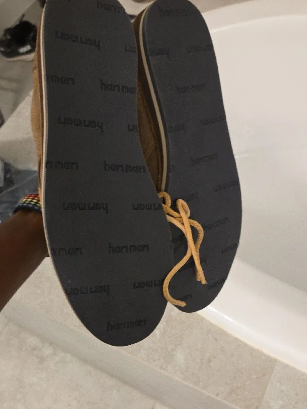 NEW. Men's Brown Suede Chukka Boots with Tan Laces